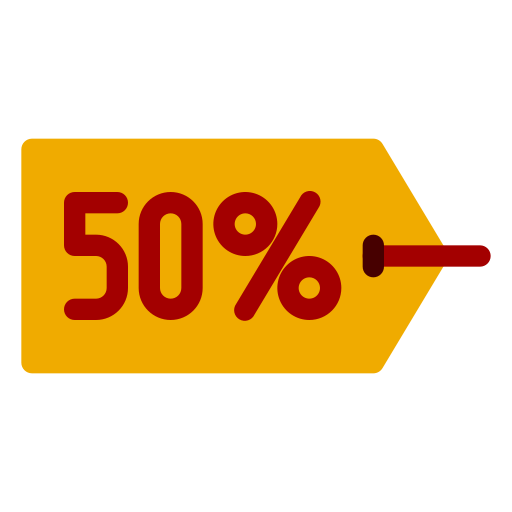 50% off 1